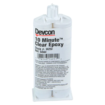 Devcon® 10 Minute Epoxy Clear – Devcon 14251 50ml Cartridge