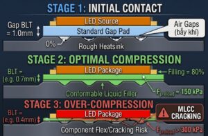 Liquid Gap Filler vs. Gap Pad: What the Compression Curves Don’t Show You